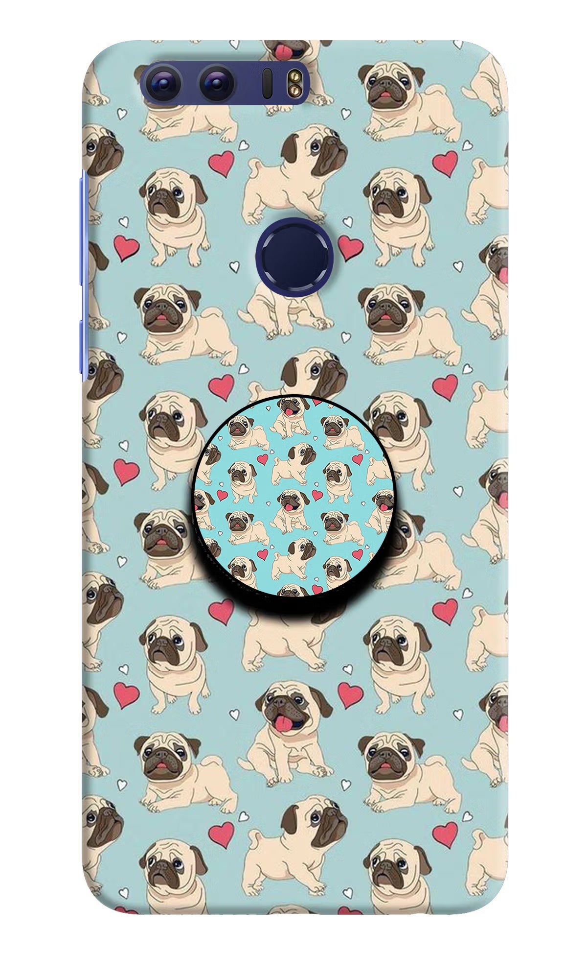 Pug Dog Honor 8 Pop Case by Casekaro