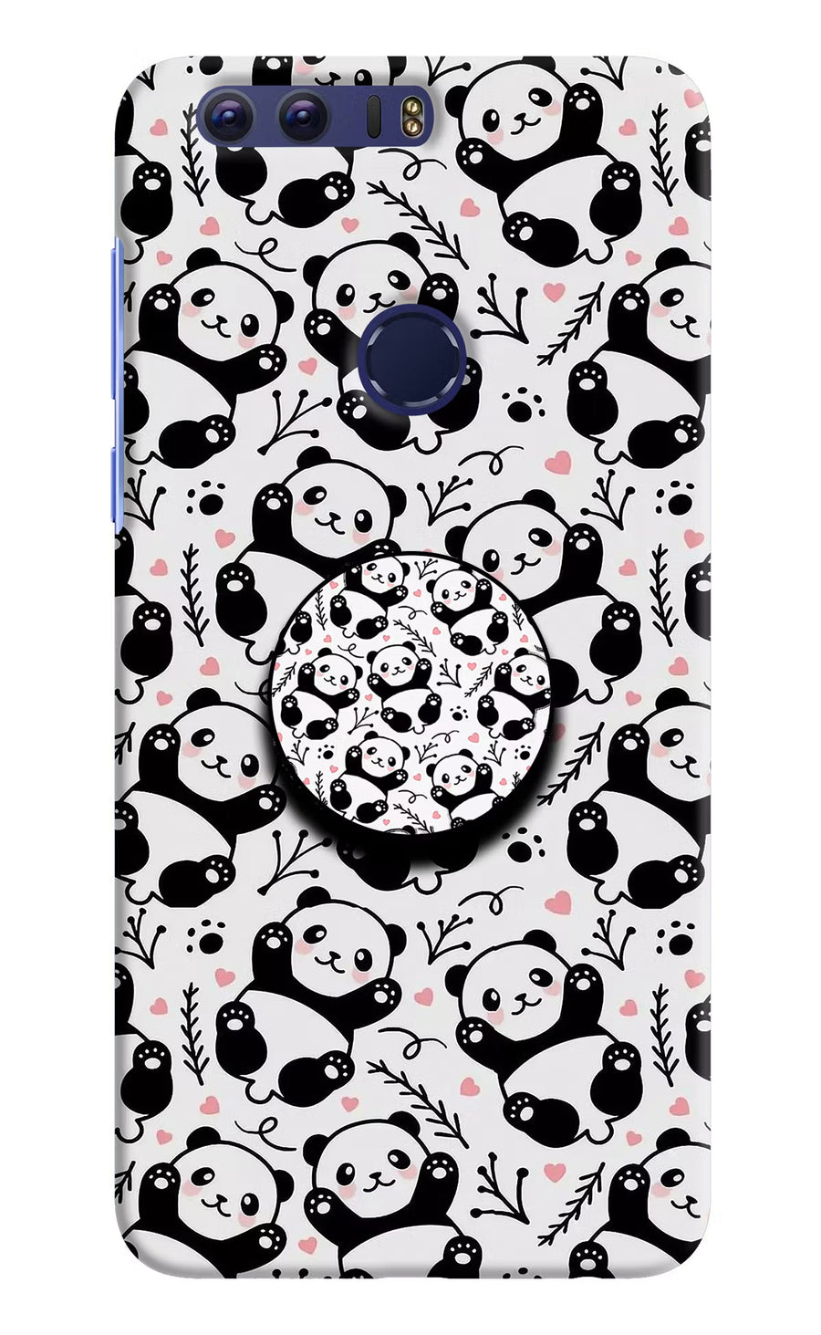 Cute Panda Honor 8 Pop Case, Hard case