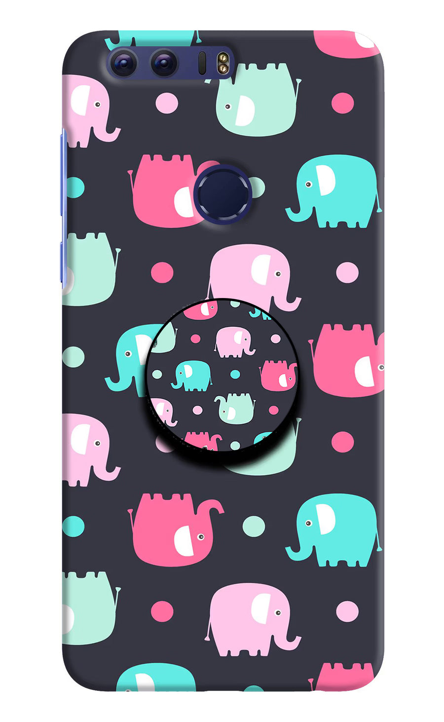 Baby Elephants Honor 8 Pop Case, Hard case