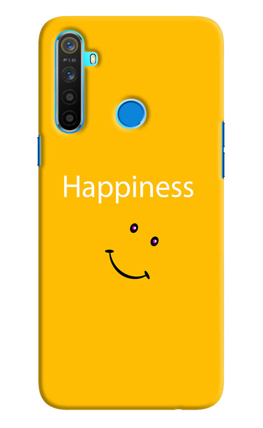 Happiness With Smiley Realme 5/5i/5s Hard Case Back Cover by Casekaro