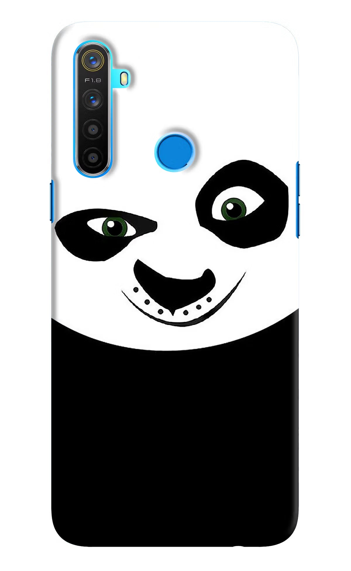 Panda Realme 5/5i/5s Hard Case Back Cover by Casekaro