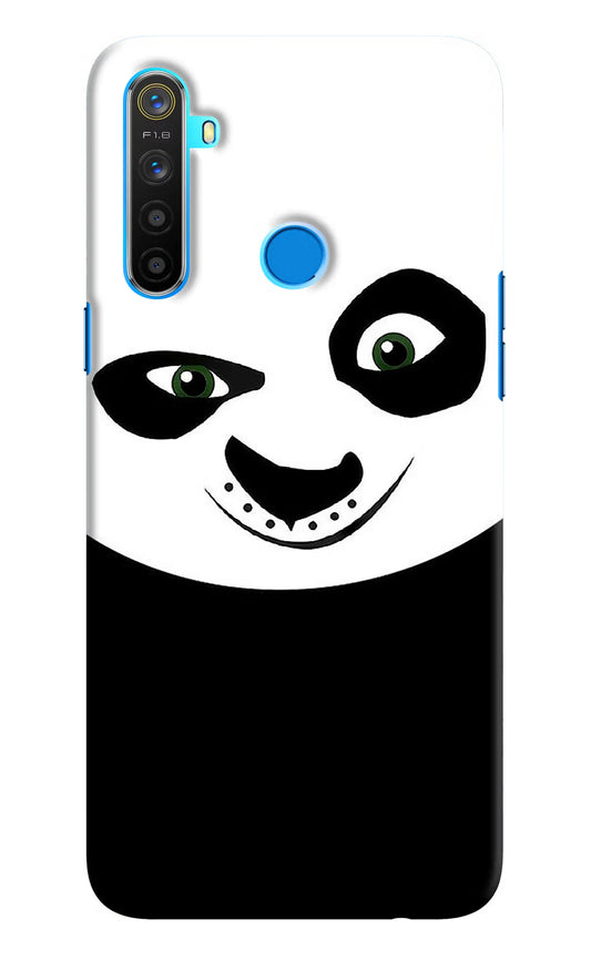 Panda Realme 5/5i/5s Hard Case Back Cover by Casekaro
