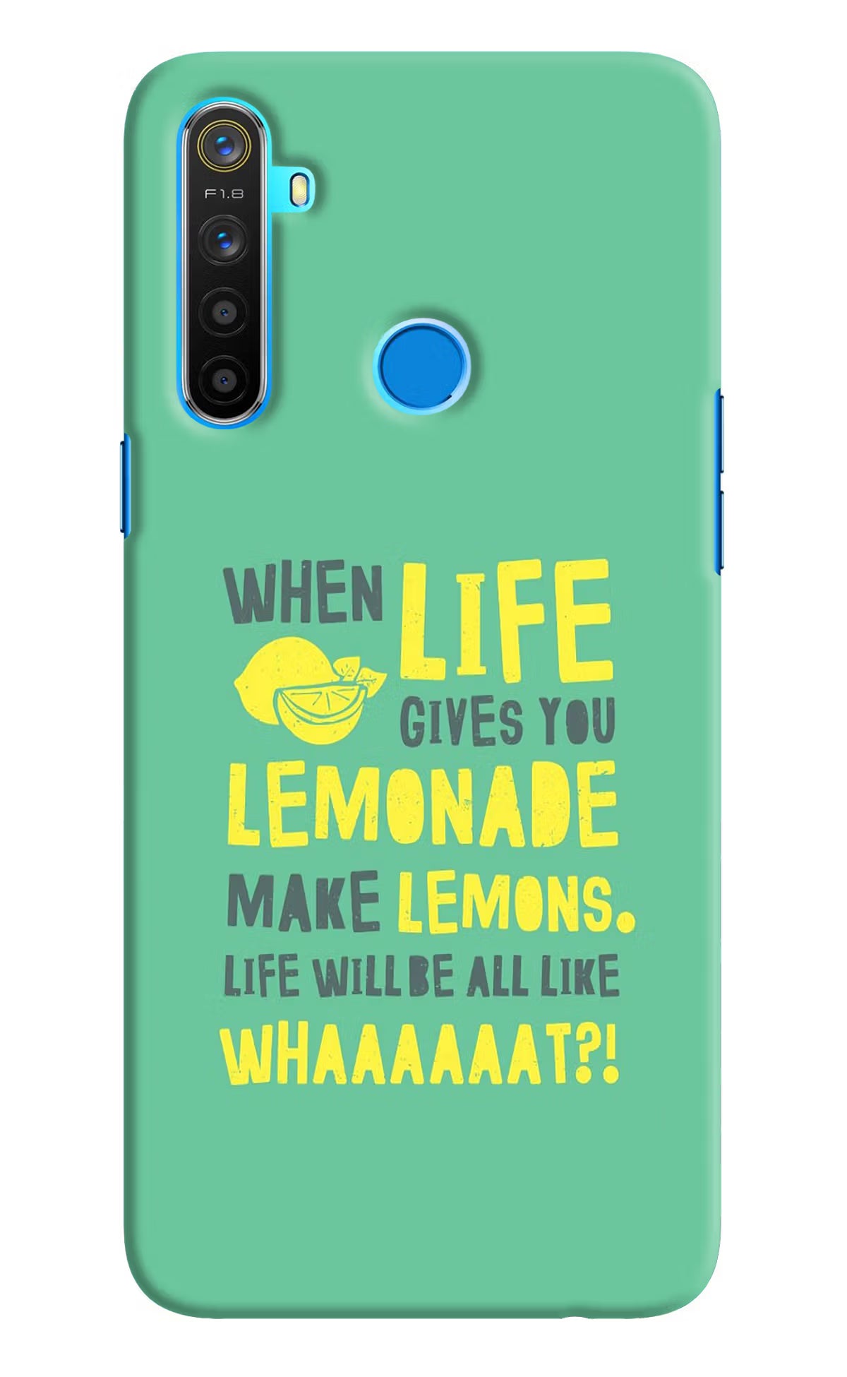 Quote Realme 5/5i/5s Hard Case Back Cover by Casekaro