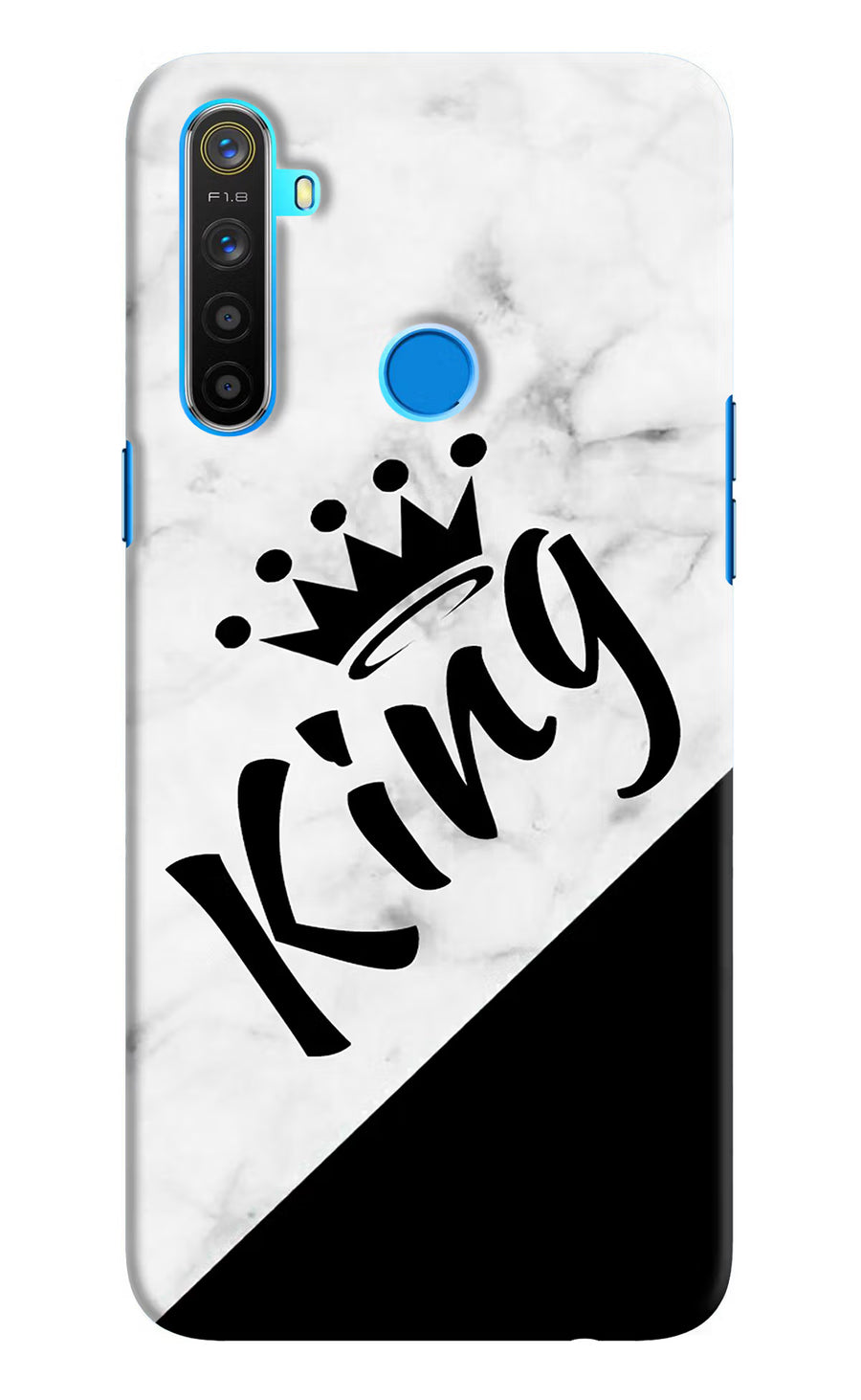 King Realme 5/5i/5s Back Cover, Hard case