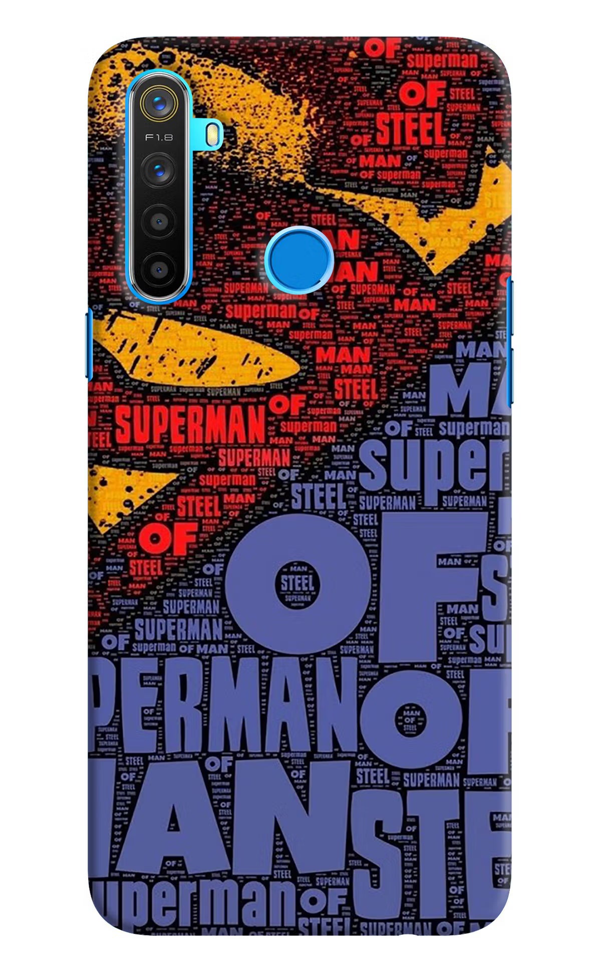 Superman Realme 5/5i/5s Hard Case Back Cover by Casekaro