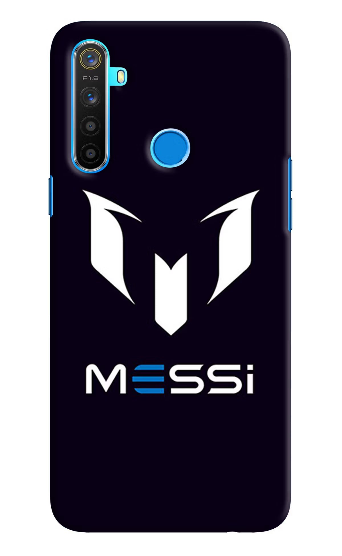 Messi Logo Realme 5/5i/5s Hard Case Back Cover by Casekaro