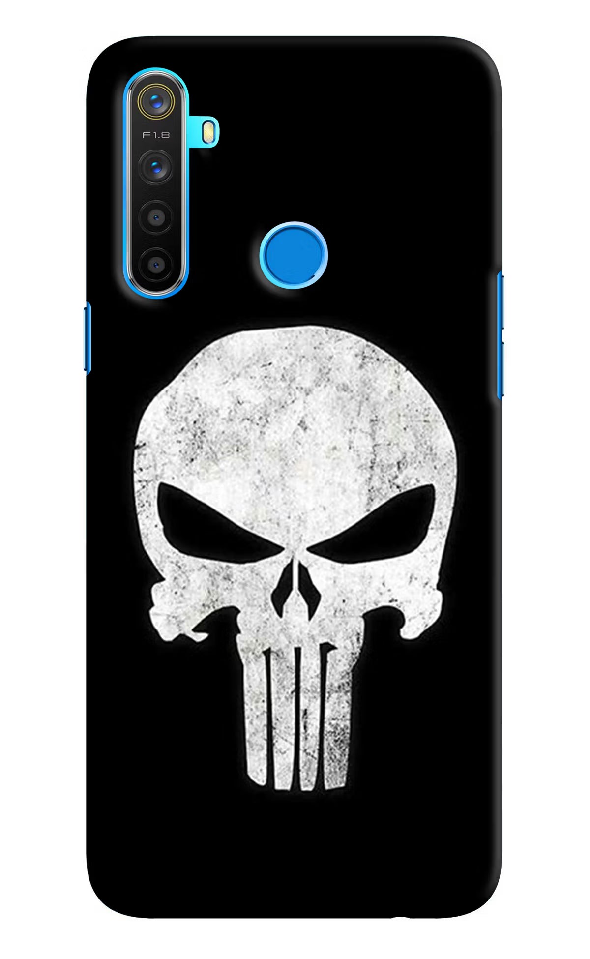 Punisher Skull Realme 5/5i/5s Hard Case Back Cover by Casekaro