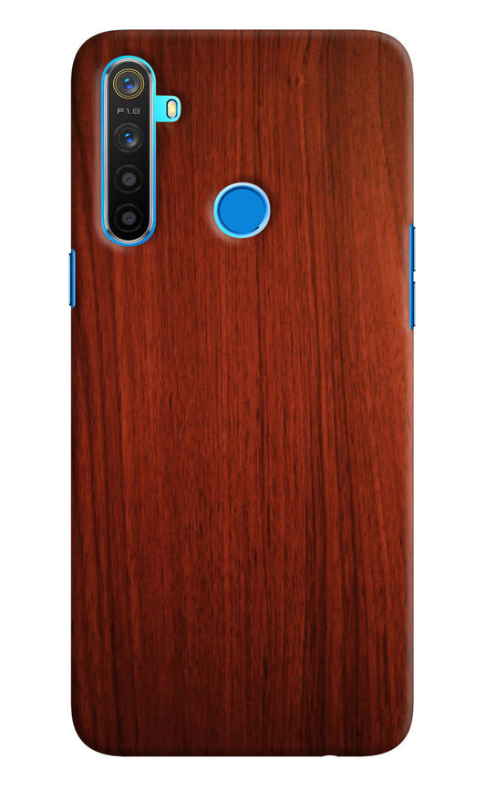 Wooden Plain Pattern Realme 5/5i/5s Hard Case Back Cover by Casekaro