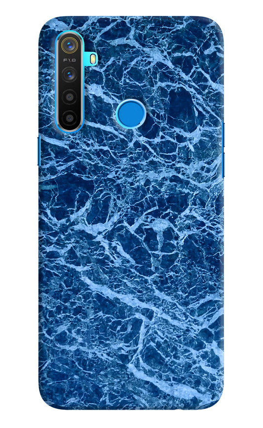 Blue Marble Realme 5/5i/5s Hard Case Back Cover by Casekaro