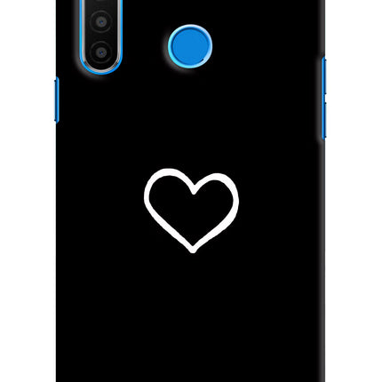 Heart Realme 5/5i/5s Hard Case Back Cover by Casekaro