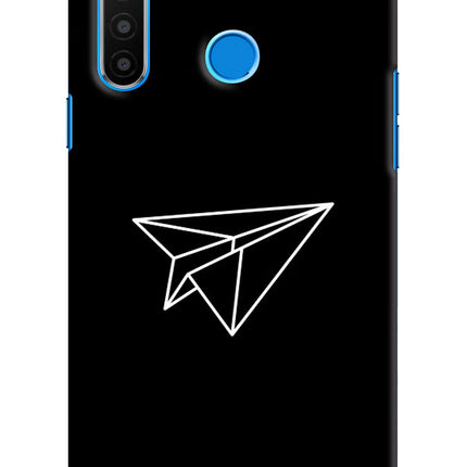 Paper Plane White Realme 5/5i/5s Hard Case Back Cover by Casekaro