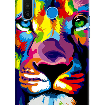 Lion Realme 5/5i/5s Hard Case Back Cover by Casekaro