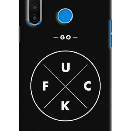Go Fuck Yourself Realme 5/5i/5s Hard Case Back Cover by Casekaro