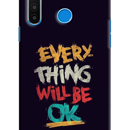 Everything Will Be Ok Realme 5/5i/5s Hard Case Back Cover by Casekaro
