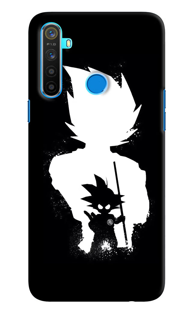 Goku Shadow Realme 5/5i/5s Hard Case Back Cover by Casekaro