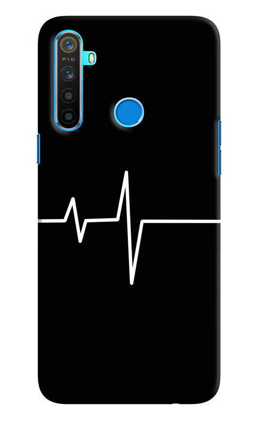 Heart Beats Realme 5/5i/5s Hard Case Back Cover by Casekaro