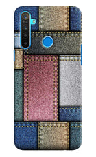Multicolor Jeans Realme 5/5i/5s Hard Case Back Cover by Casekaro
