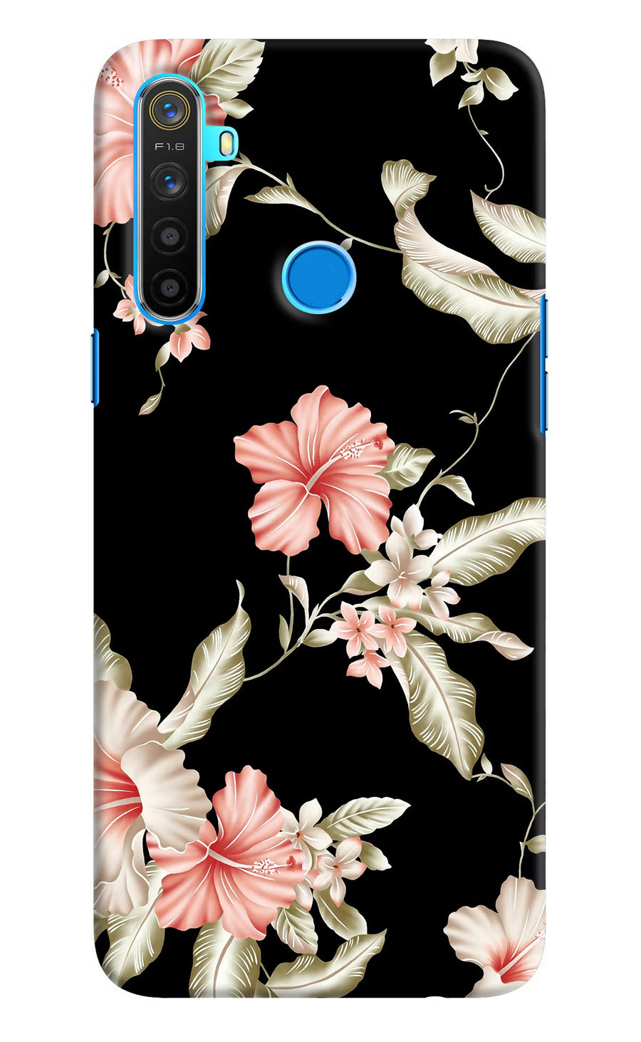 Flowers Realme 5/5i/5s Back Cover, Hard case