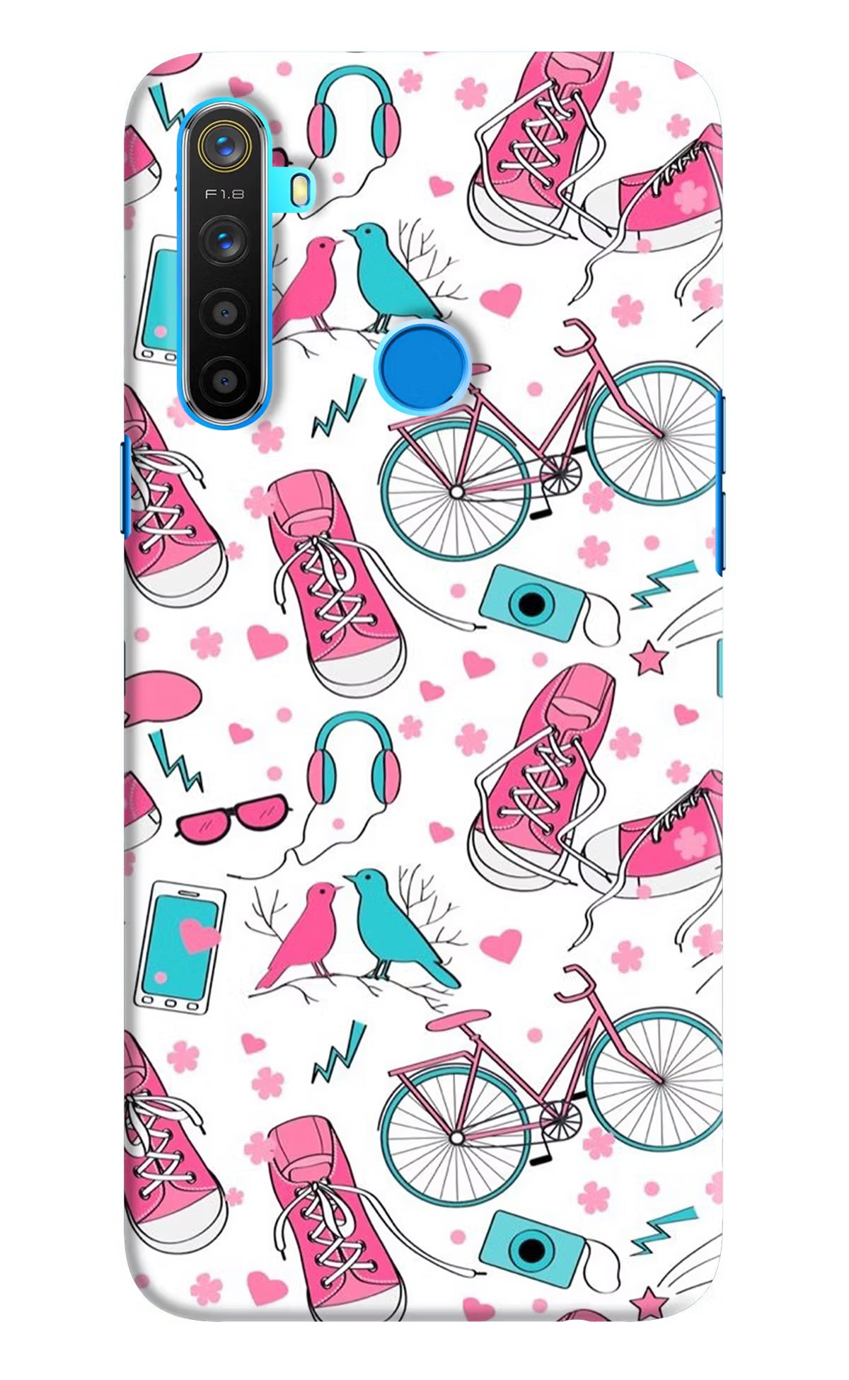 Artwork Realme 5/5i/5s Hard Case Back Cover by Casekaro