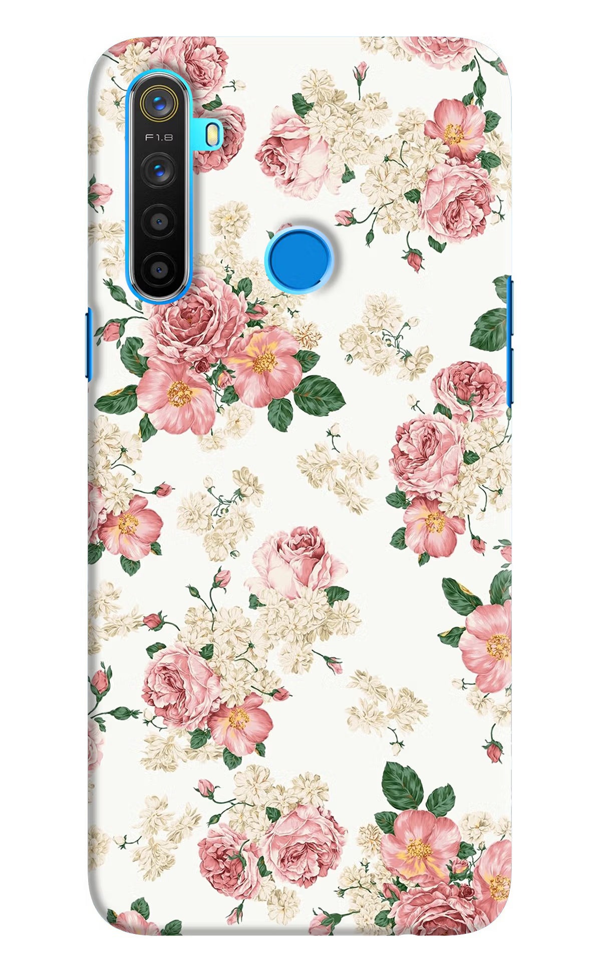 Flowers Realme 5/5i/5s Hard Case Back Cover by Casekaro