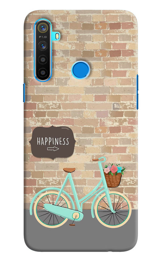 Happiness Artwork Realme 5/5i/5s Hard Case Back Cover by Casekaro