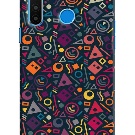 Geometric Abstract Realme 5/5i/5s Hard Case Back Cover by Casekaro