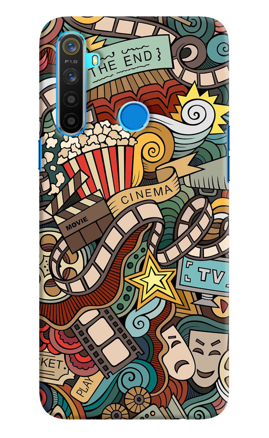 Cinema Abstract Realme 5/5i/5s Hard Case Back Cover by Casekaro