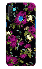 Flowers Realme 5/5i/5s Hard Case Back Cover by Casekaro