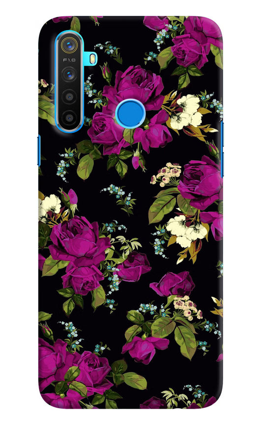 Flowers Realme 5/5i/5s Hard Case Back Cover by Casekaro