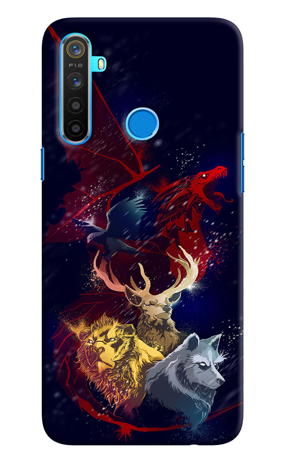 Game Of Thrones Realme 5/5i/5s Hard Case Back Cover by Casekaro