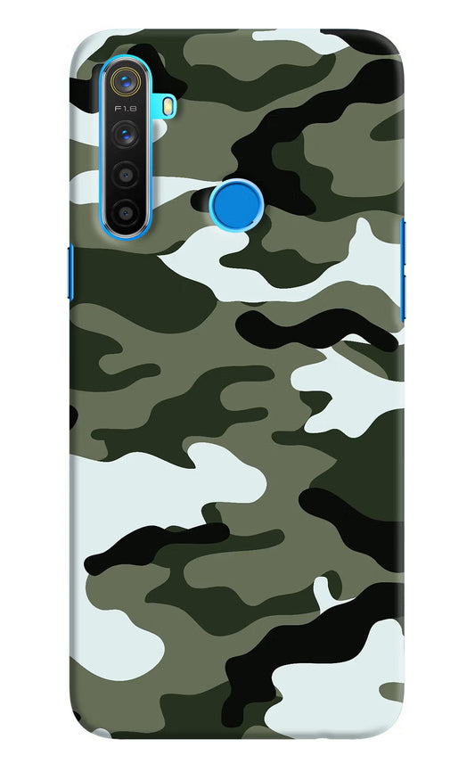 Camouflage Realme 5/5i/5s Hard Case Back Cover by Casekaro