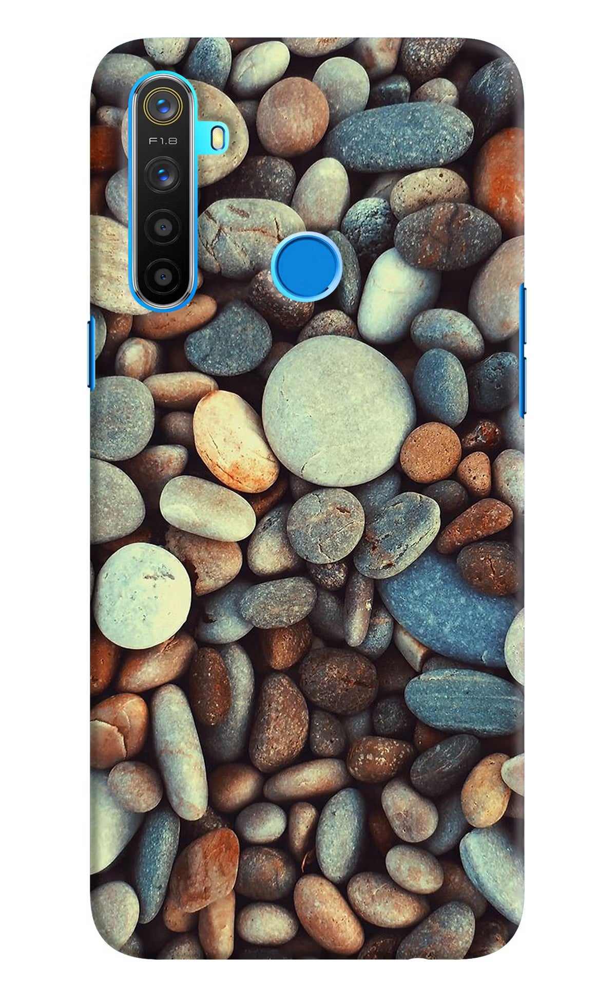 Pebble Realme 5/5i/5s Hard Case Back Cover by Casekaro