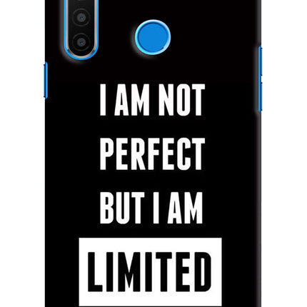 I Am Not Perfect But I Am Limited Edition Realme 5/5i/5s Hard Case Back Cover by Casekaro