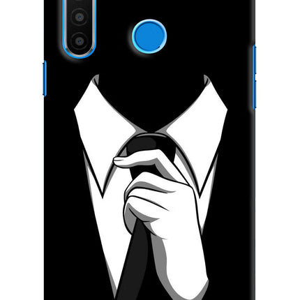Black Tie Realme 5/5i/5s Hard Case Back Cover by Casekaro