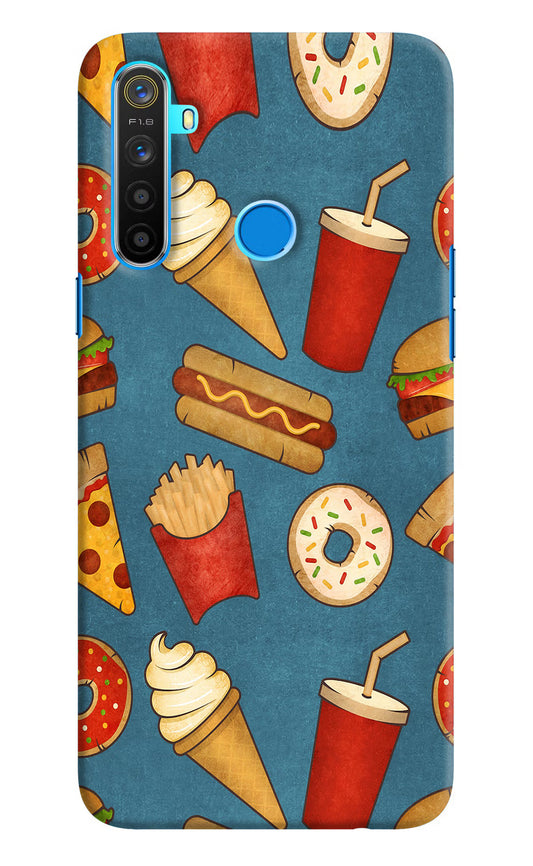 Foodie Realme 5/5i/5s Hard Case Back Cover by Casekaro