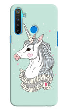 Unicorn Wallpaper Realme 5/5i/5s Hard Case Back Cover by Casekaro