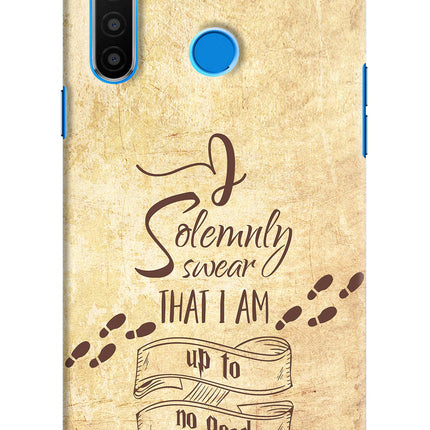 I Solemnly swear that i up to no good Realme 5/5i/5s Hard Case Back Cover by Casekaro