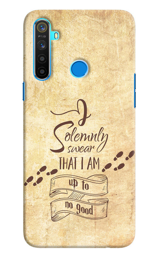 I Solemnly swear that i up to no good Realme 5/5i/5s Hard Case Back Cover by Casekaro