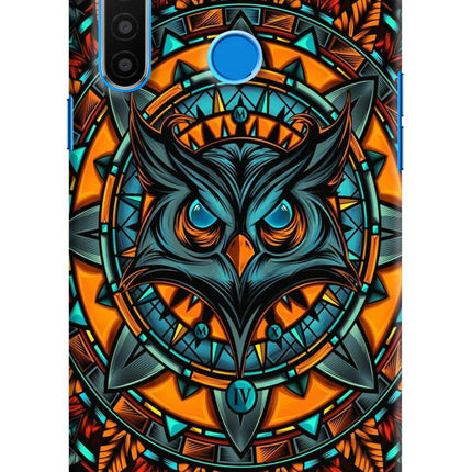 Angry Owl Art Realme 5/5i/5s Hard Case Back Cover by Casekaro