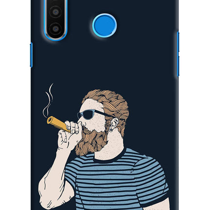Smoking Realme 5/5i/5s Hard Case Back Cover by Casekaro