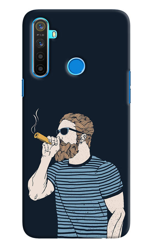 Smoking Realme 5/5i/5s Hard Case Back Cover by Casekaro
