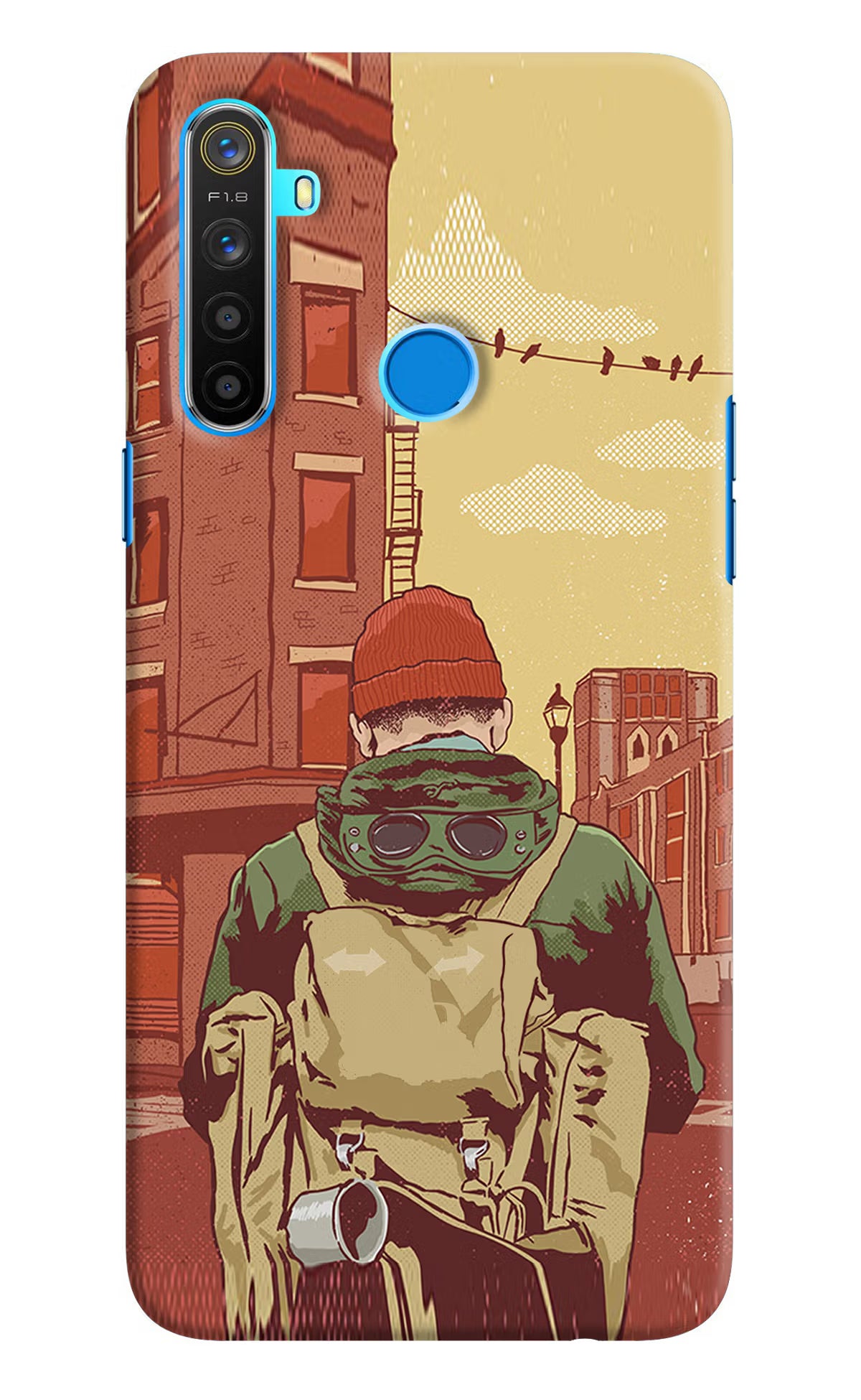 Adventurous Realme 5/5i/5s Hard Case Back Cover by Casekaro