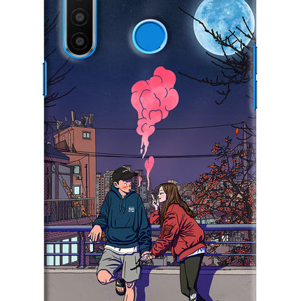 Chilling Couple Realme 5/5i/5s Hard Case Back Cover by Casekaro