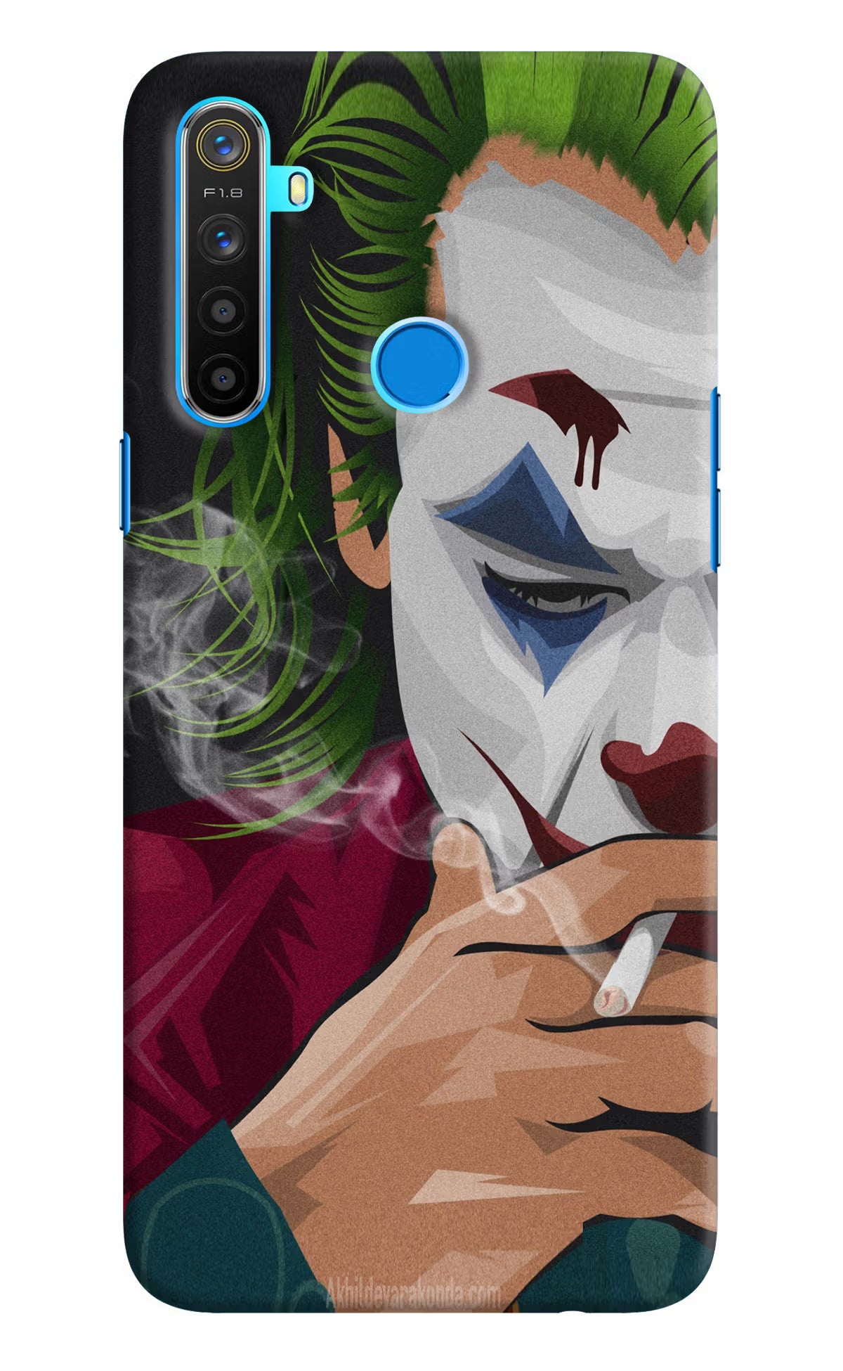 Joker Smoking Realme 5/5i/5s Hard Case Back Cover by Casekaro