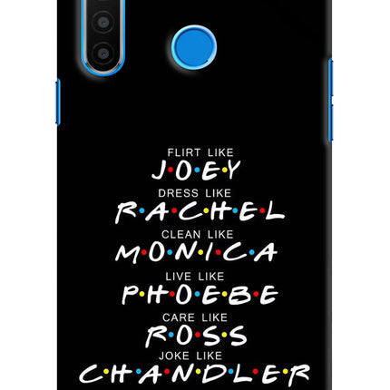 FRIENDS Character Realme 5/5i/5s Hard Case Back Cover by Casekaro