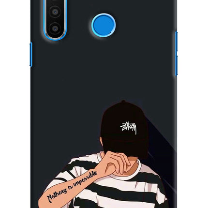 Aesthetic Boy Realme 5/5i/5s Hard Case Back Cover by Casekaro