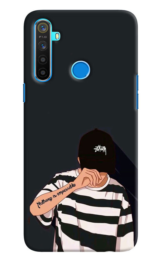 Aesthetic Boy Realme 5/5i/5s Hard Case Back Cover by Casekaro