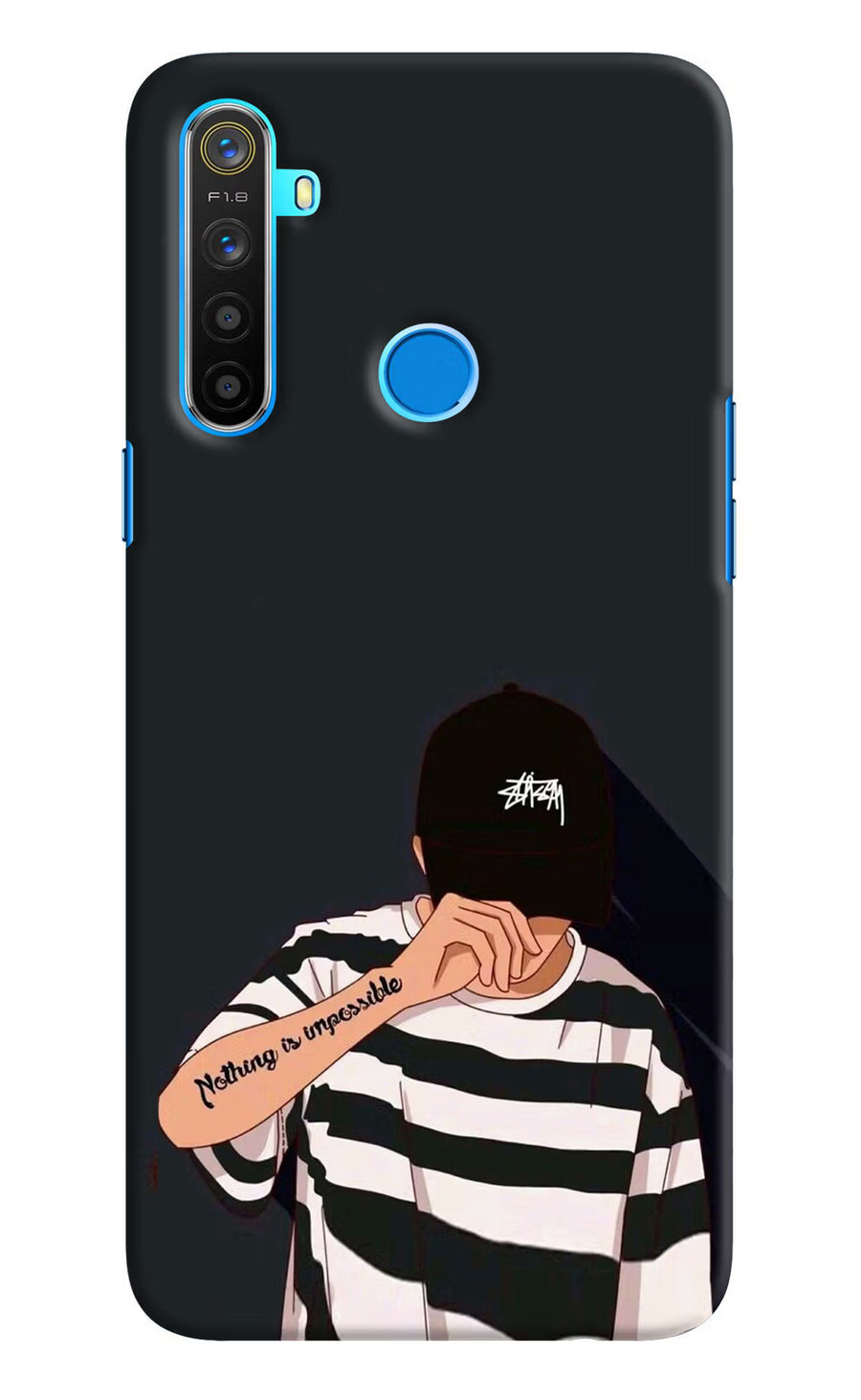 Aesthetic Boy Realme 5/5i/5s Back Cover, Hard case