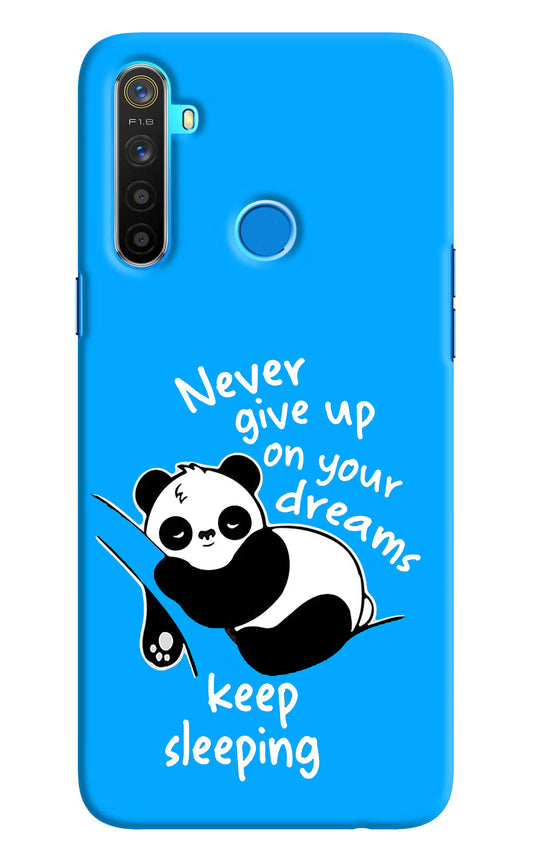 Keep Sleeping Realme 5/5i/5s Hard Case Back Cover by Casekaro