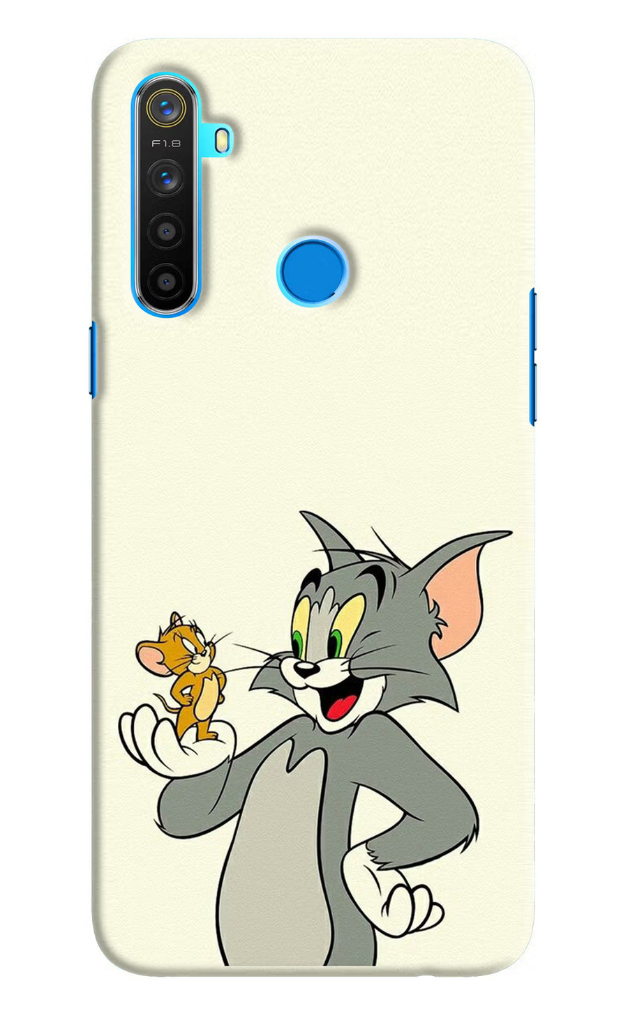 Tom & Jerry Realme 5/5i/5s Back Cover, Hard case